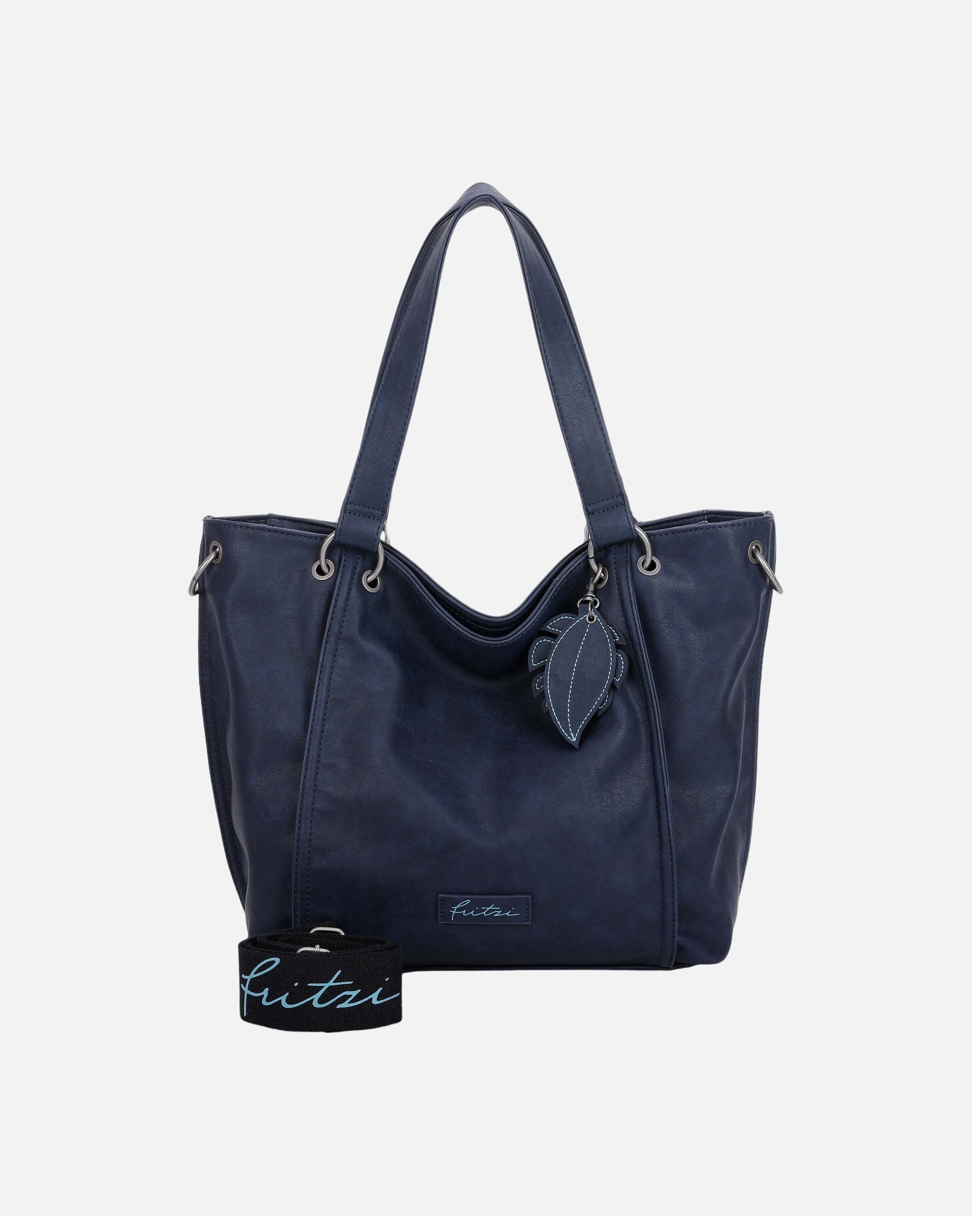 Tasche für Weiblich Fritzi aus Preußen Shopper Eco-Fritzi02 aus veganen und recycelten Materialien blau