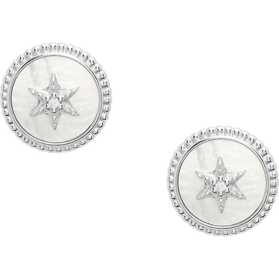 Fossil Ohrstecker 925er Silber One Size Damen