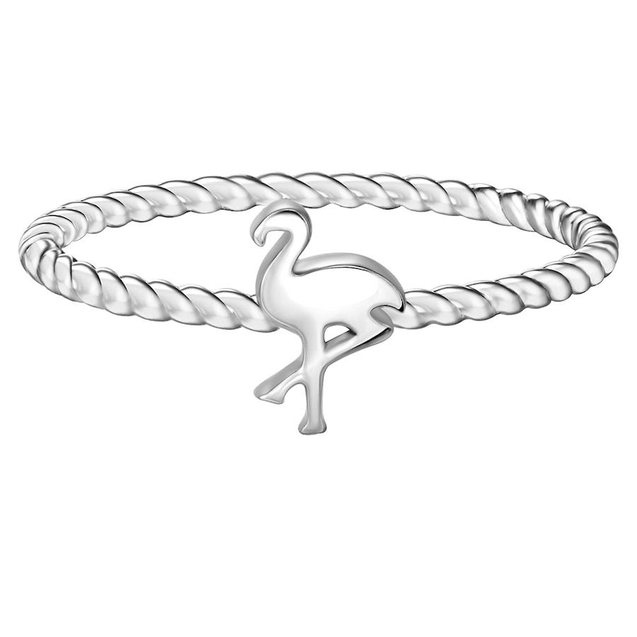 Glanzstücke München Ring Flamingo Sterling Silber in 60 Damen
