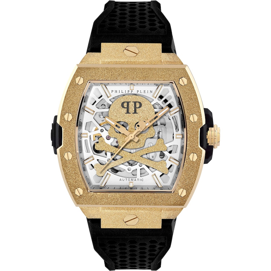 PHILIPP PLEIN Herrenuhr Edelstahl gold, schwarz Herren
