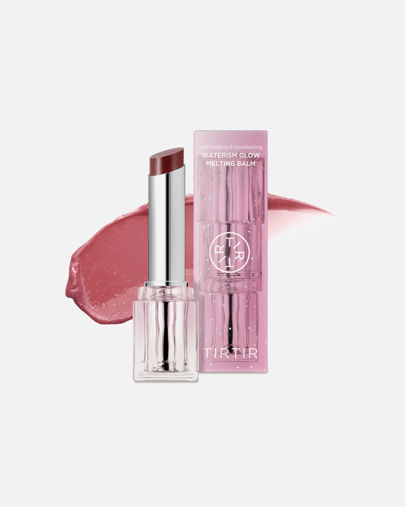 Lippenstift für Unisex TIRTIR Waterism Glow Melting Balm 01 Mauve Rose