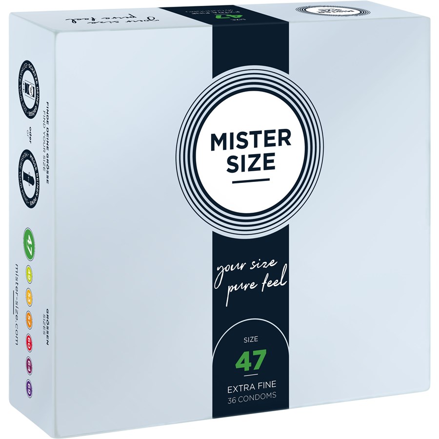 Mister Size Pure Feel 47 mm - Größe XS Herren