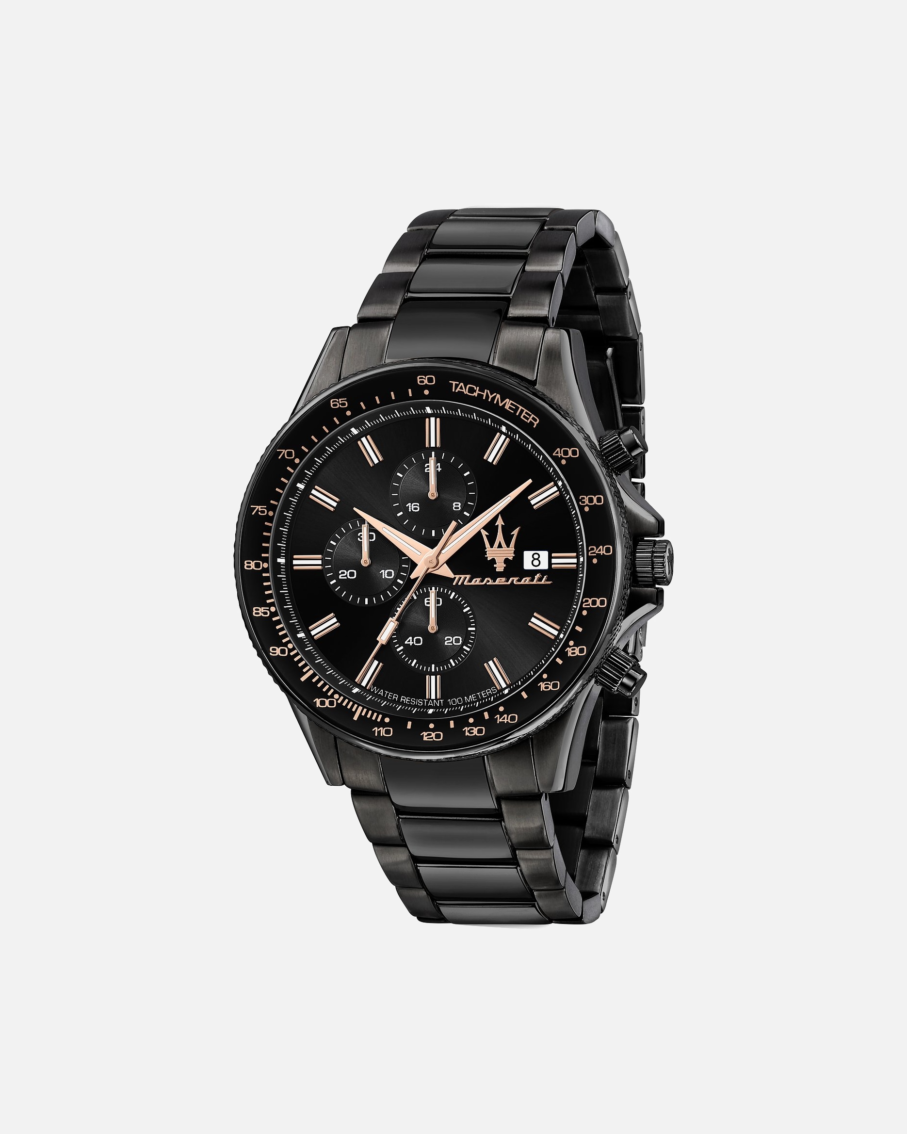 Uhr für Männlich Maserati Chronograph schwarz