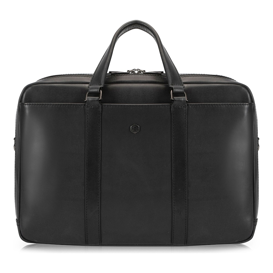 Jekyll & Hide Montana Aktentasche RFID Schutz Leder 41 cm Laptopfach black Schwarz Herren