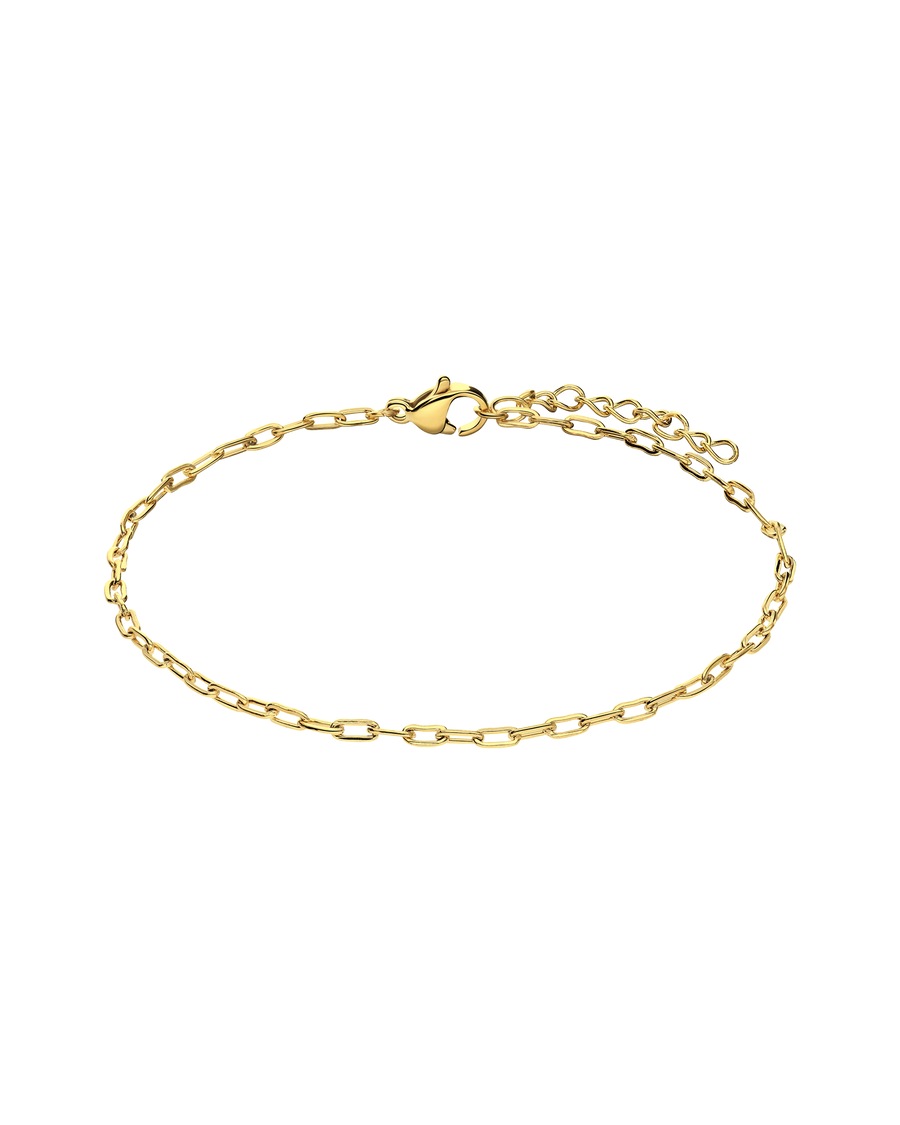 Lucardi Armband Stahl Gold - 19.0 Damen
