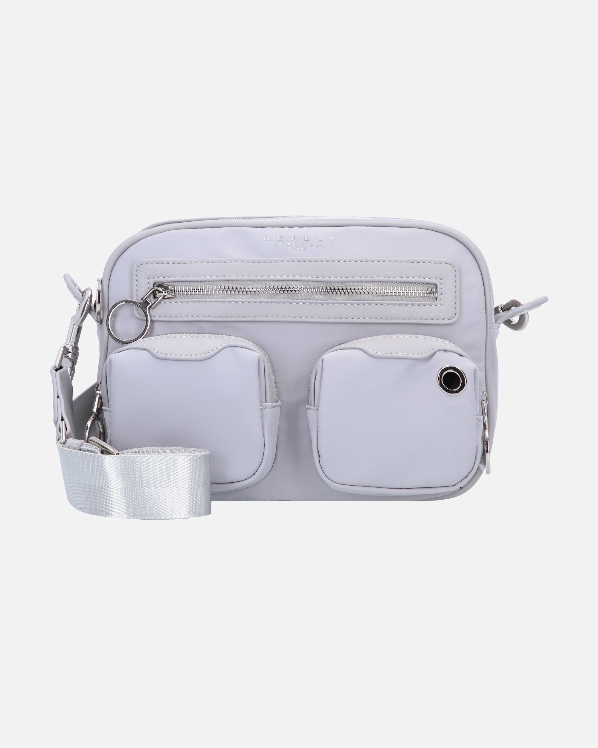 Handtasche für Weiblich Replay Umhängetasche ash grey