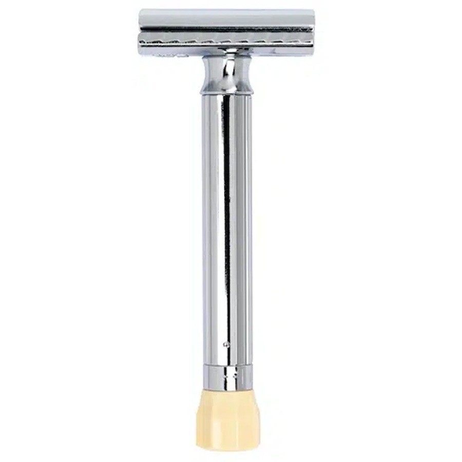 Merkur Stahlwaren MERKUR Rasierhobel Progress glanzverchromt mit extra langem Griff 510C Herren
