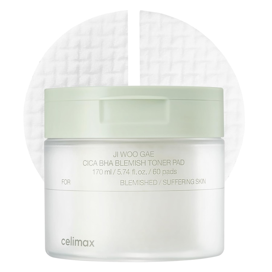 Celimax Ji Woo Gae Cica Bha Blemish Toner Pad