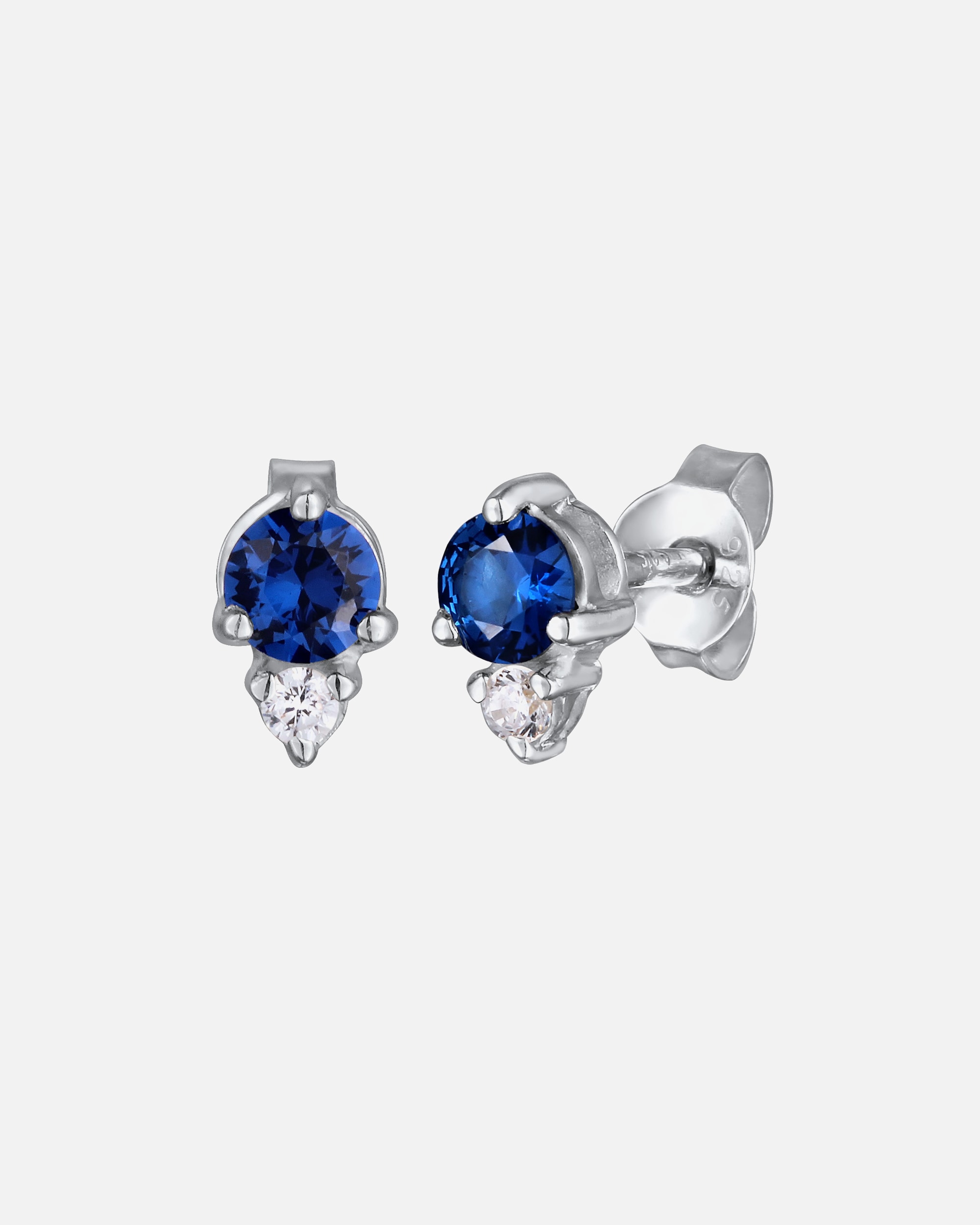 Ohrringe für Weiblich Elli Zirkonia Synthetischer Saphir 925 Sterling Silber OneSize