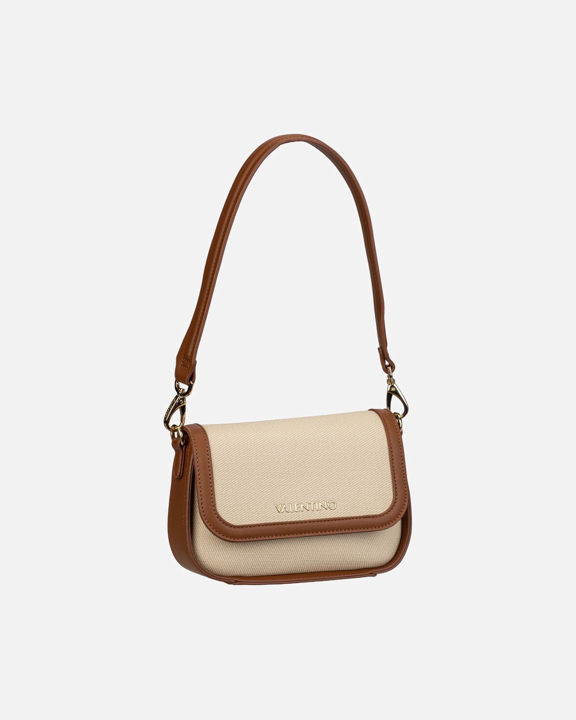 Handtasche für Weiblich Valentino Bags Handtasche Atena Re S09 Naturale/Cuoio