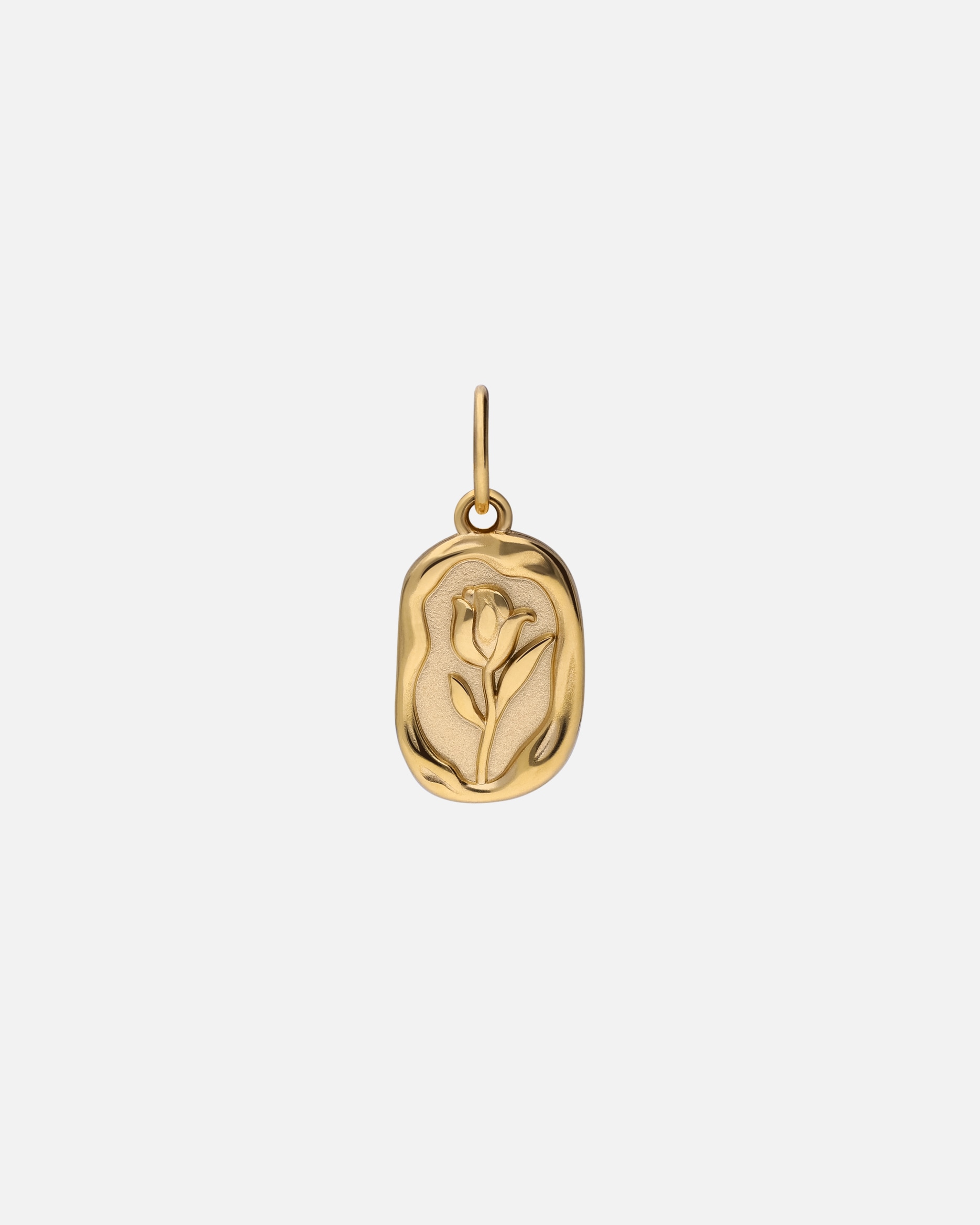 Anhänger für Weiblich Lucardi Anhänger Stahl - Gelbgold legiert Gold