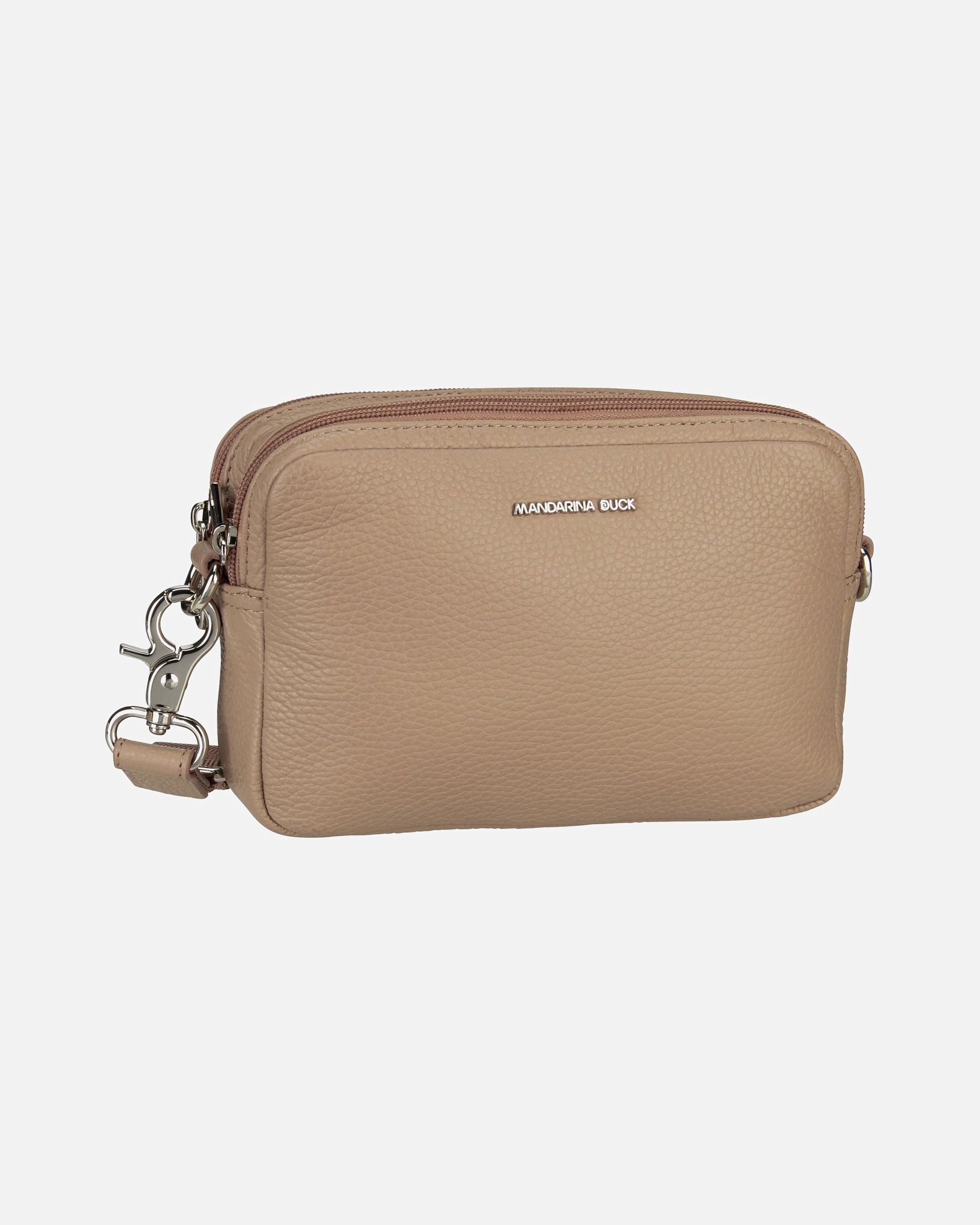 Umhängetasche für Weiblich Mandarina Duck Umhängetasche Mellow Leather FZT13 Warm Taupe