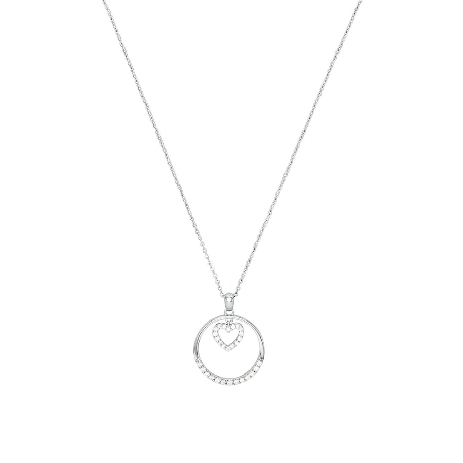 amor Kette mit Anhänger Silber Damen