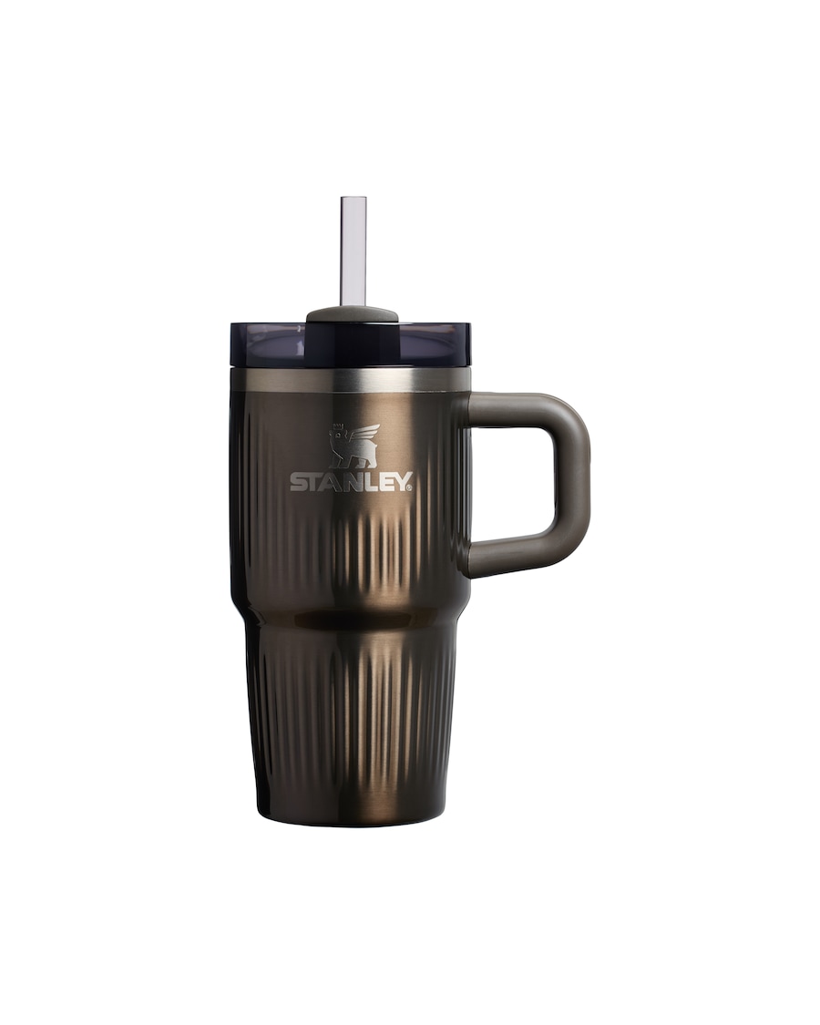 Stanley 1913 Thermobecher - 0,59L THE QUENCHER H2.0 FLOWSTATE TUMBLER Gunmetal Shine Grau