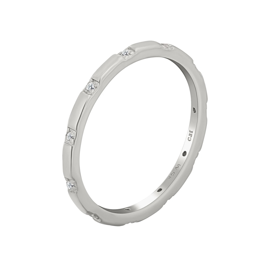 caï Ring 925/- Sterling Silber Zirkonia 054 (17,2) Damen