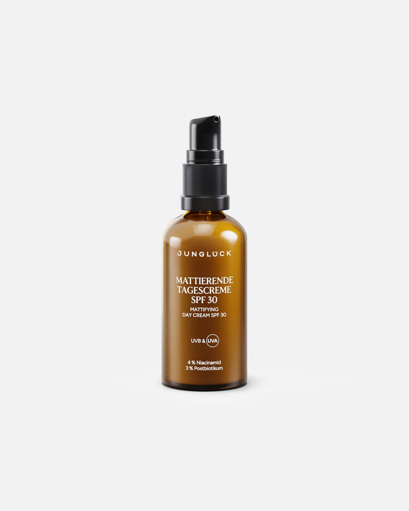 Gesichtscreme für Unisex Junglück Mattierende Tagescreme SPF 30 - Leichte Feuchtigkeitspflege und Schutz 50 ml