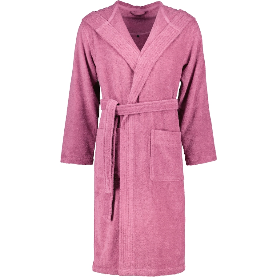 Vossen Bademäntel unisex Kapuze Vegan Life blackberry - 3505 XS Weiss