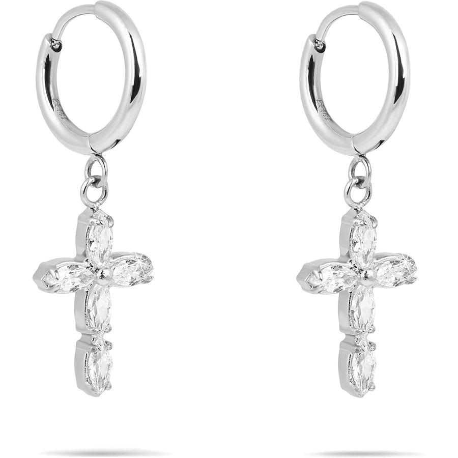 Tamaris Creolen Edelstahl silber Damen