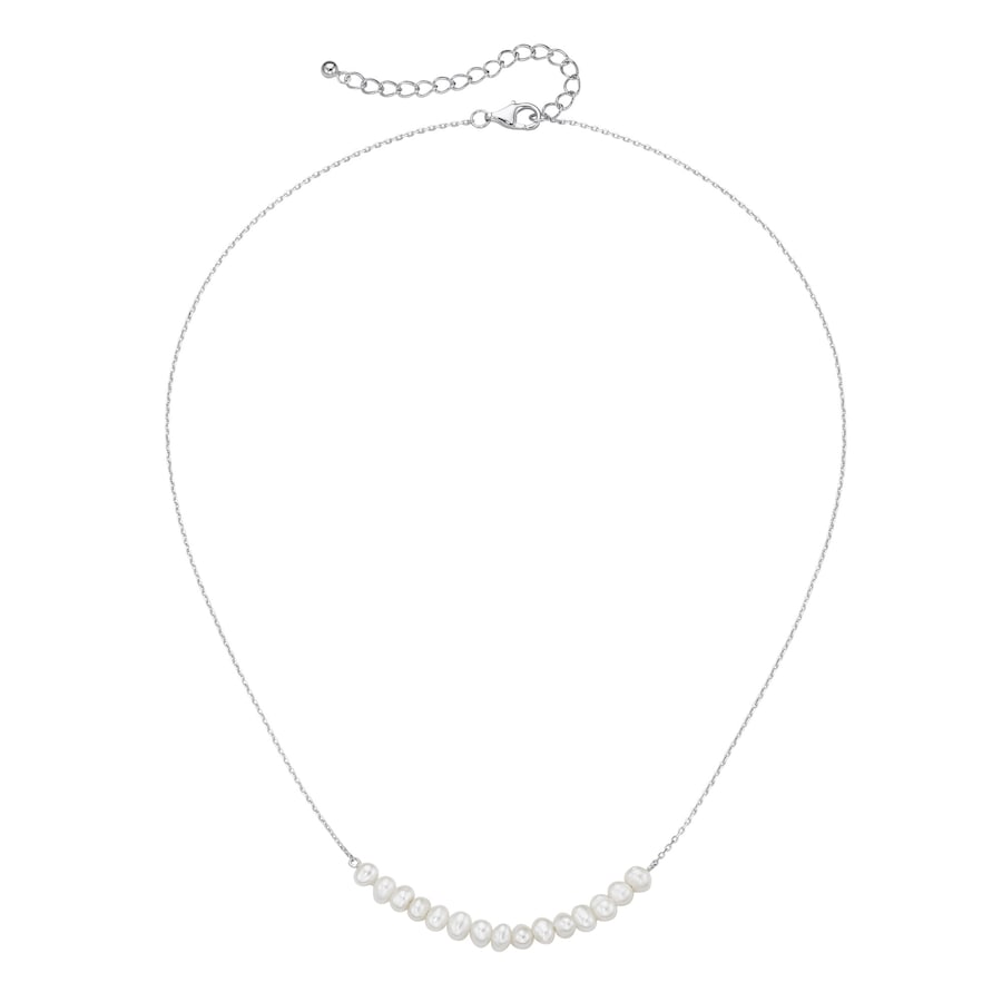 Smart Jewel Collier mit Süßwasser-Perlen, Silber 925
