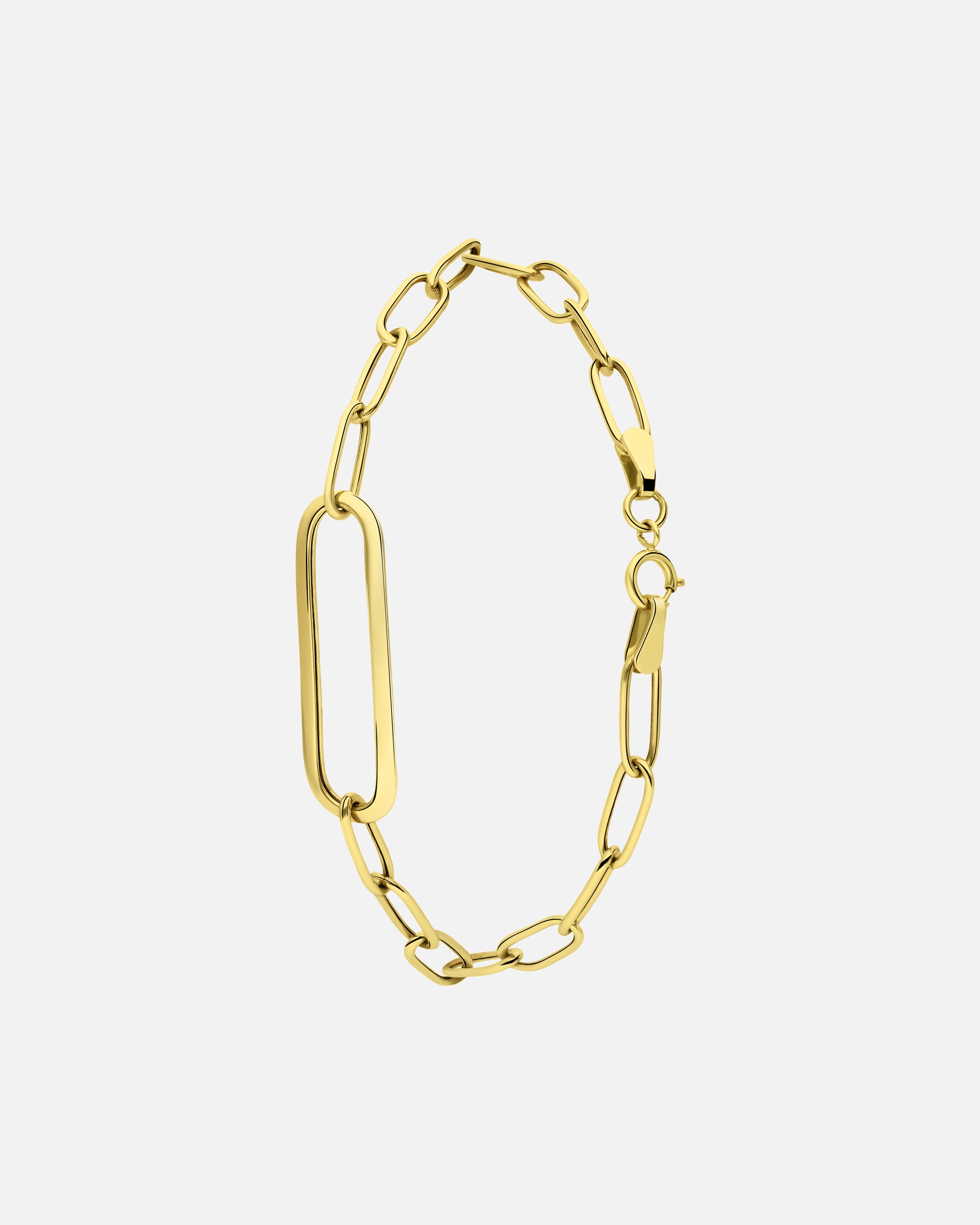 Armband für Weiblich Lucardi Armband 585 Gold 19 cm - Gelbgold legiert Armband 585 Gold 19 cm - Gelbgold legiert