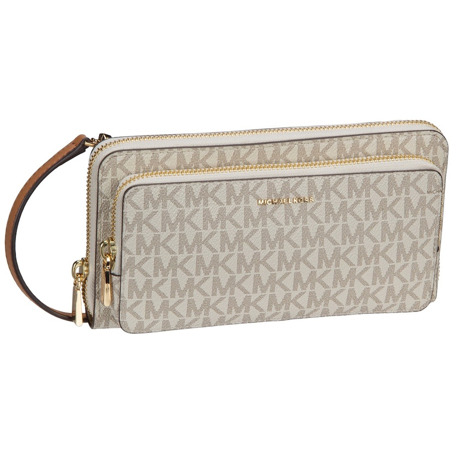 Michael Kors Handtasche Jet Set LG Continental Xbody Vanilla/Acorn Nude Damen