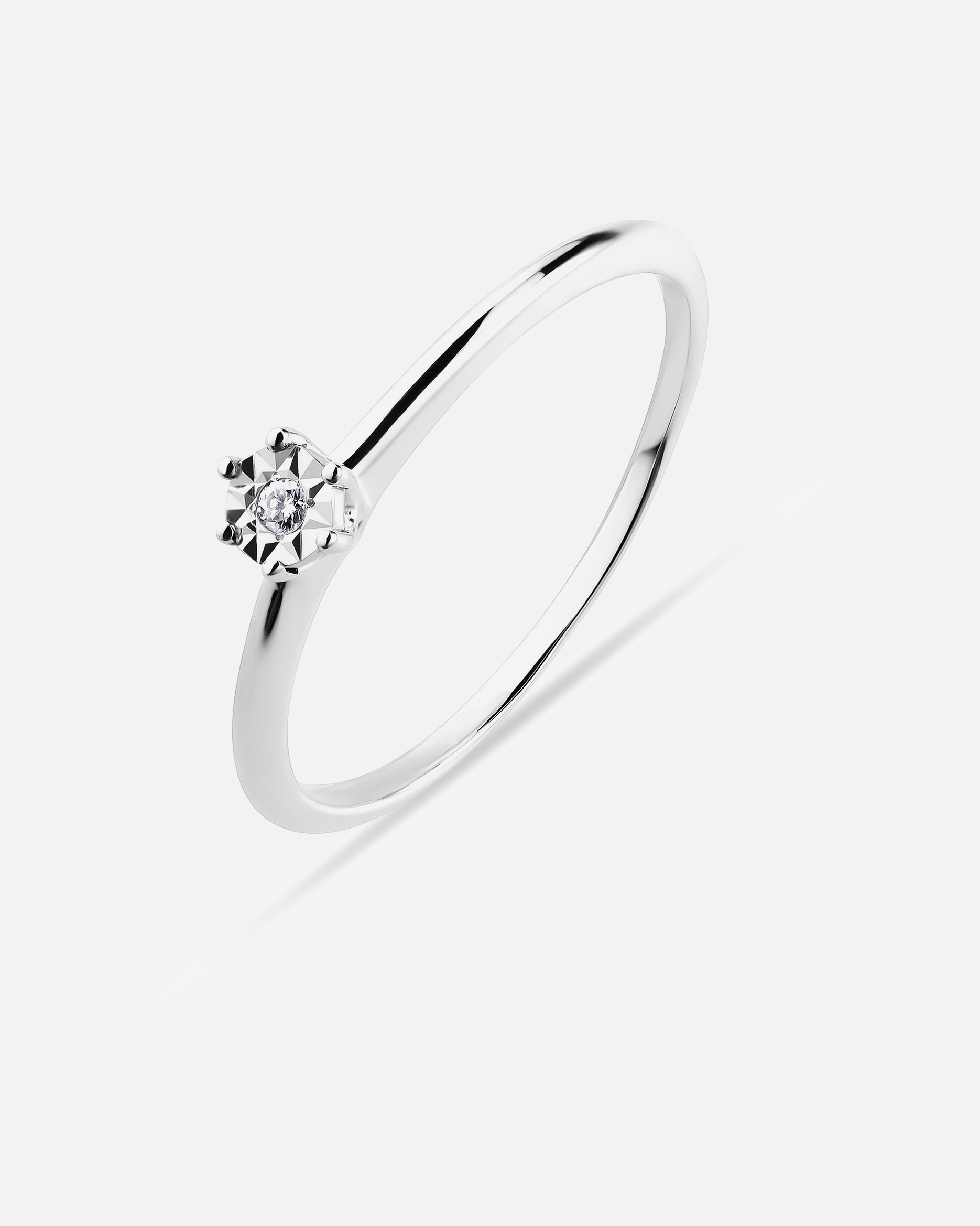 Ring für Weiblich CHRIST Damenring 375er Weißgold 60