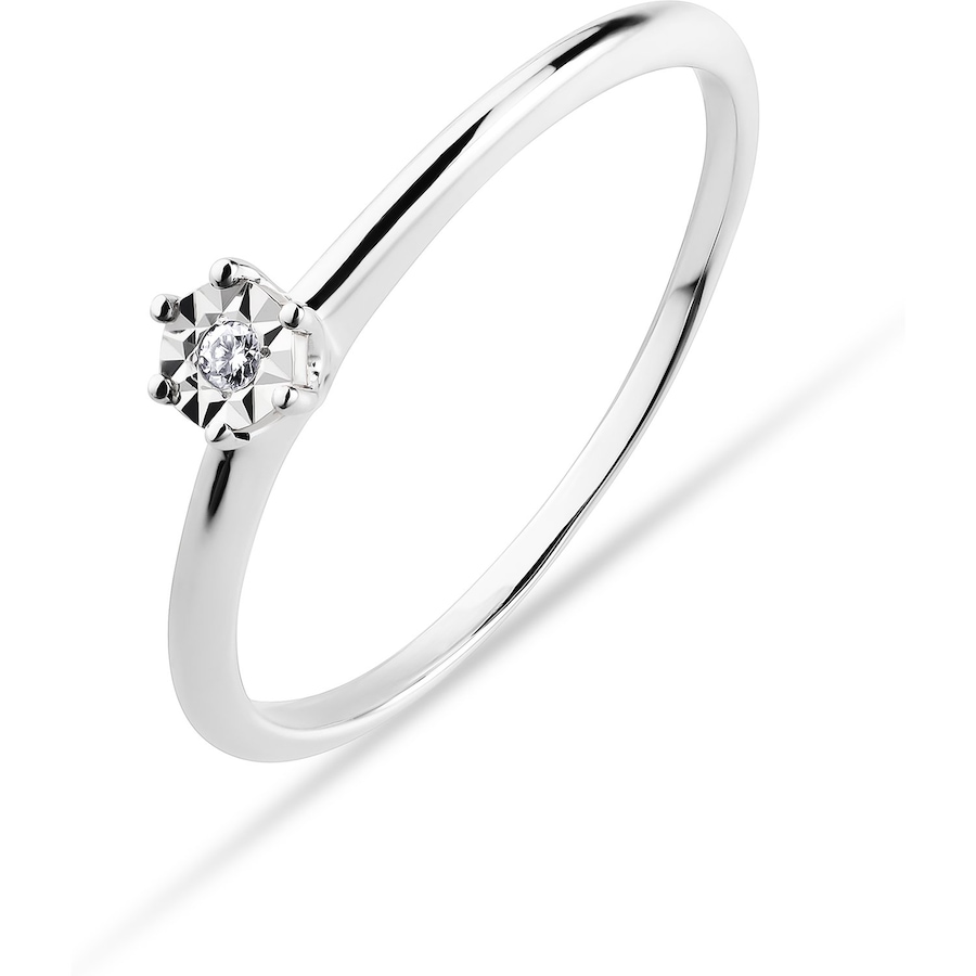 CHRIST Damenring 375er Weißgold 60 Damen