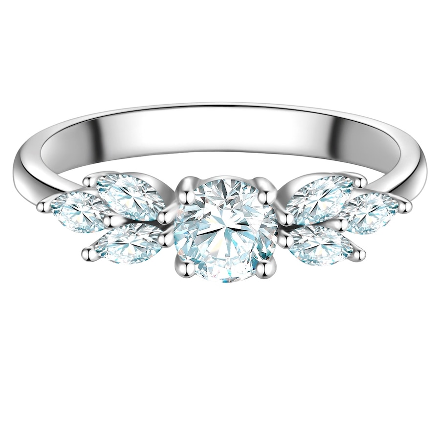Trilani Ring aus Sterling Silber in silber mit Zirkonia 58 Damen