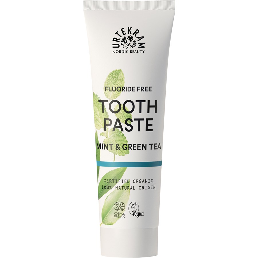 Urtekram Toothpaste Mint & Green Tea Fluoride Free 75 ml