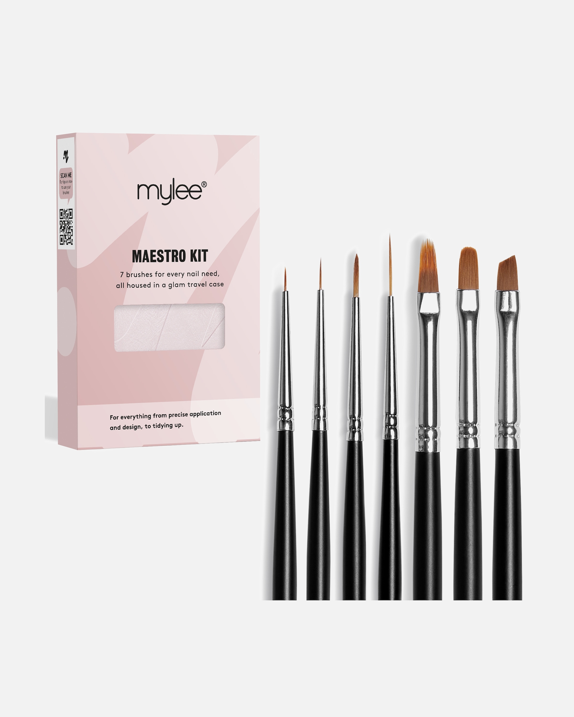 Pinselset für Unisex Mylee Maestro Kit - 7 Essential Nail Art Brushes Maestro Kit - 7 Essential Nail Art Brushes