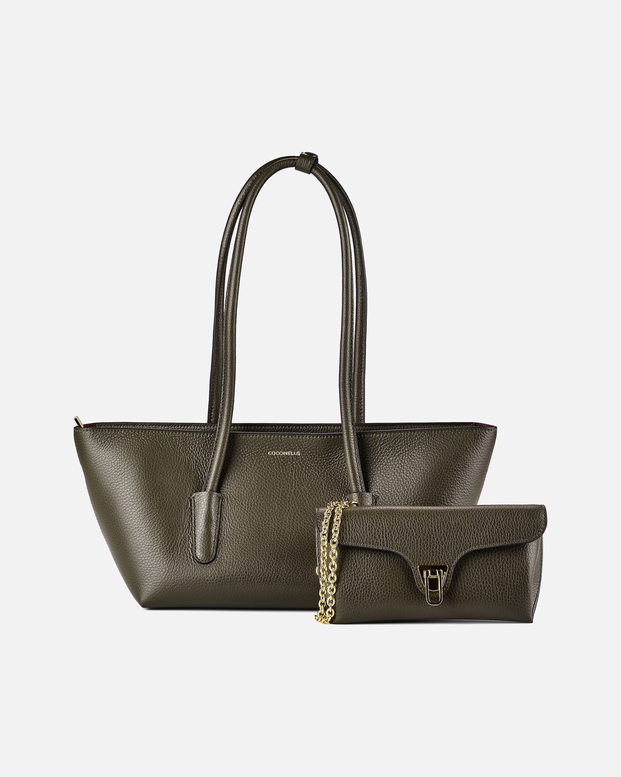 Tasche für Weiblich Coccinelle Beat Schultertasche fango