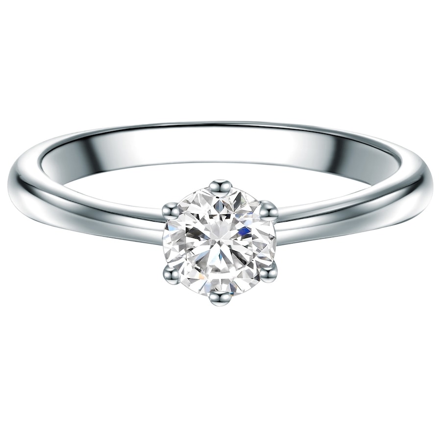 Trilani Ring aus Sterling Silber in silber mit Zirkonia 53 Damen
