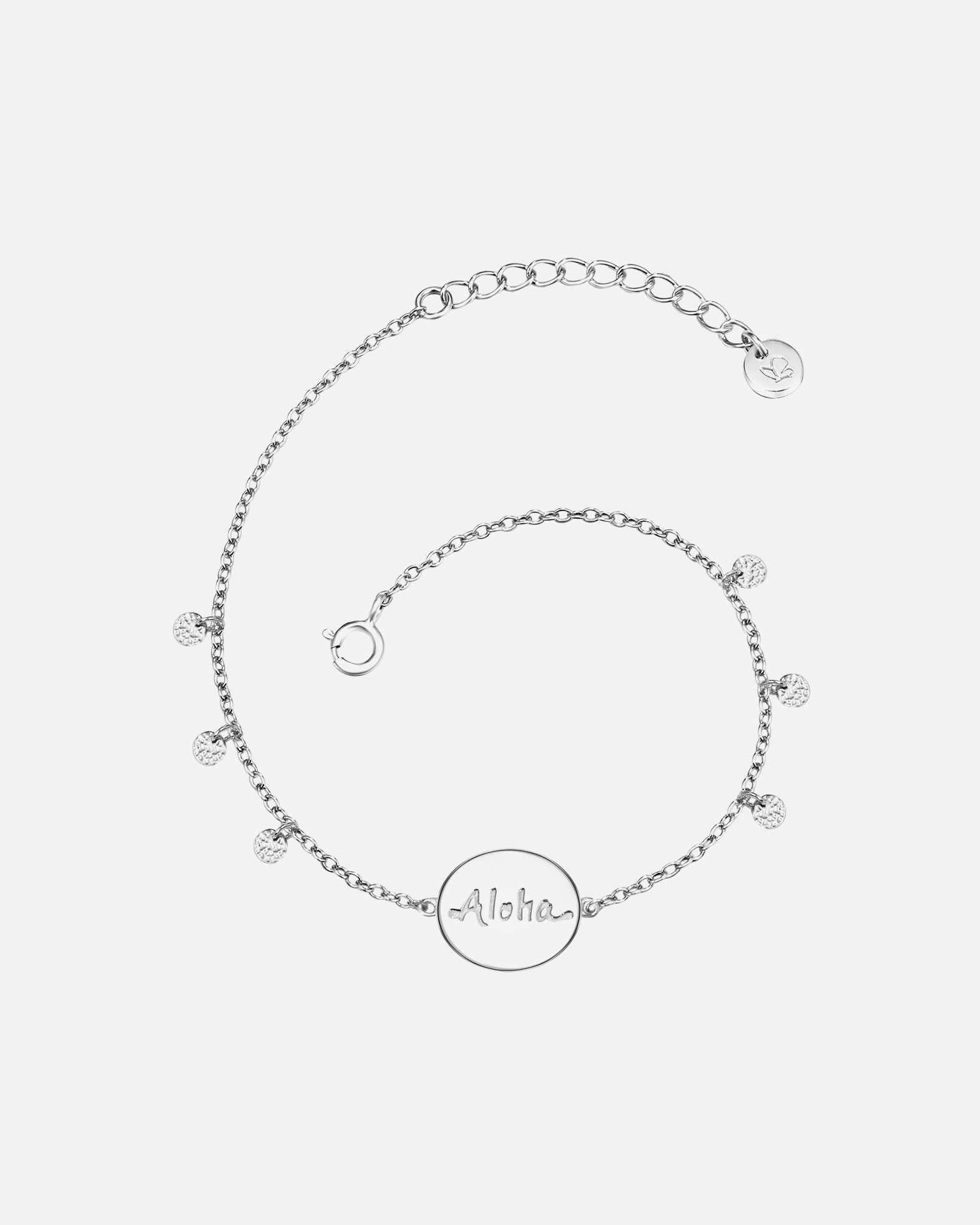 Armband für Weiblich Glanzstücke München Armband Aloha Sterling Silber in Silber 17,0 cm Basislänge + 3,0 cm Verlängerung