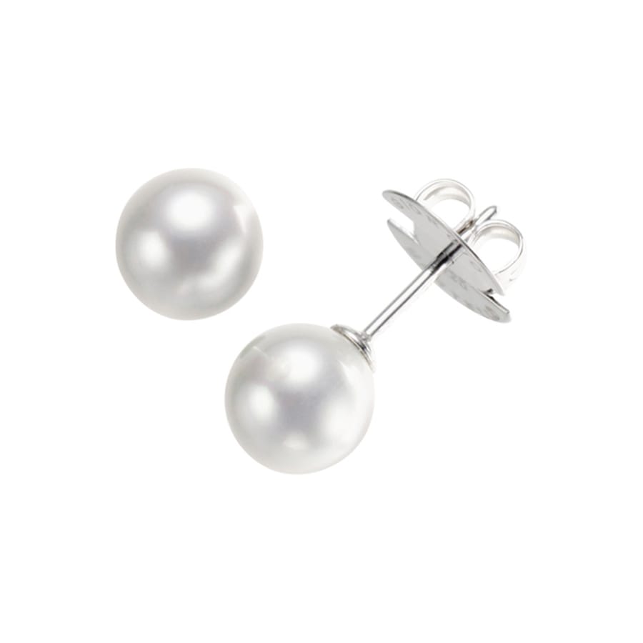 Giorgio Martello Milano Ohrstecker mit Perlen, Silber 925 ca. Ø 8mm Damen