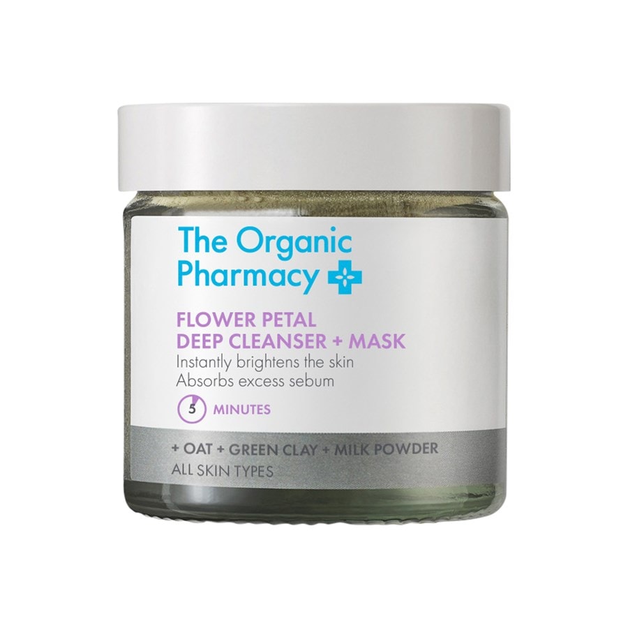 The Organic Pharmacy Flower Petal Deep Cleanser & Mask 40 g Damen