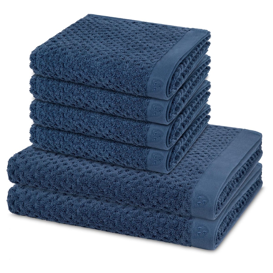 ROSS Handtuch-Set Harmony (6-teilig) Denim Grau