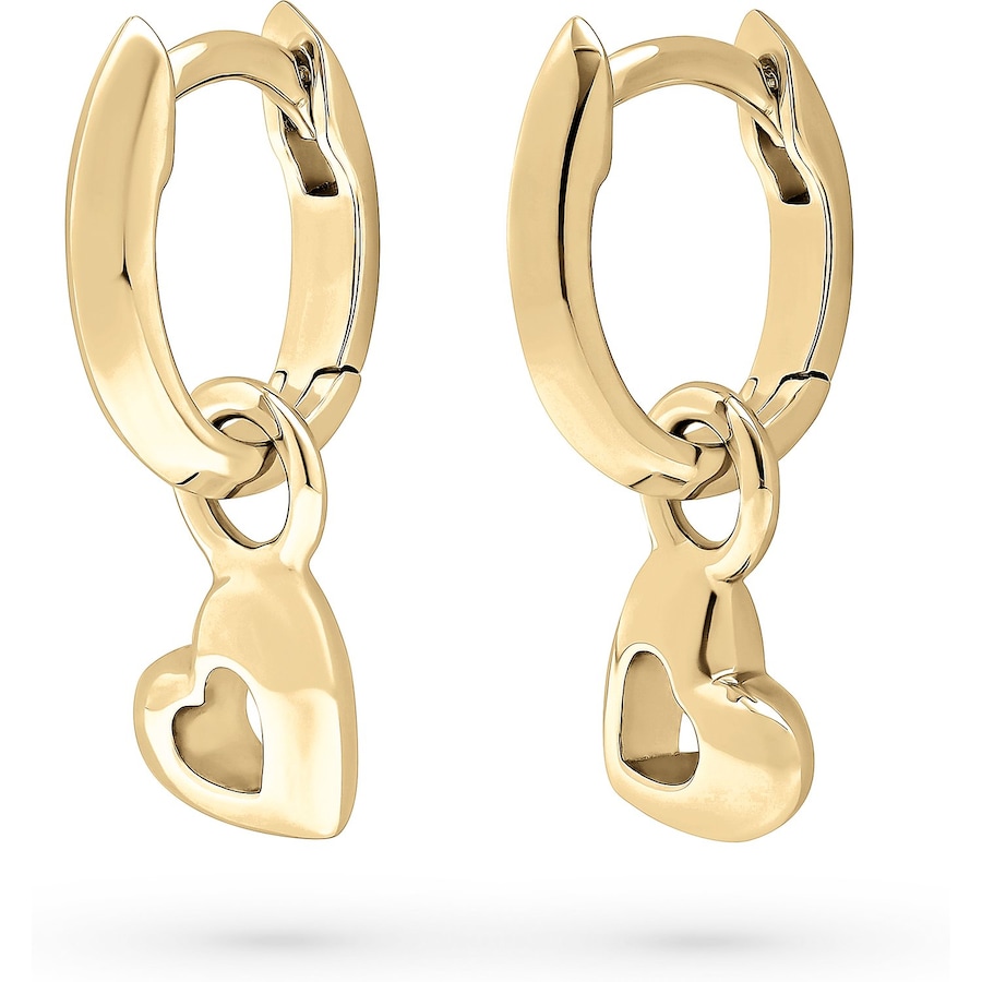 Jette Creolen 925er Silber, recycelt gelbgold Damen