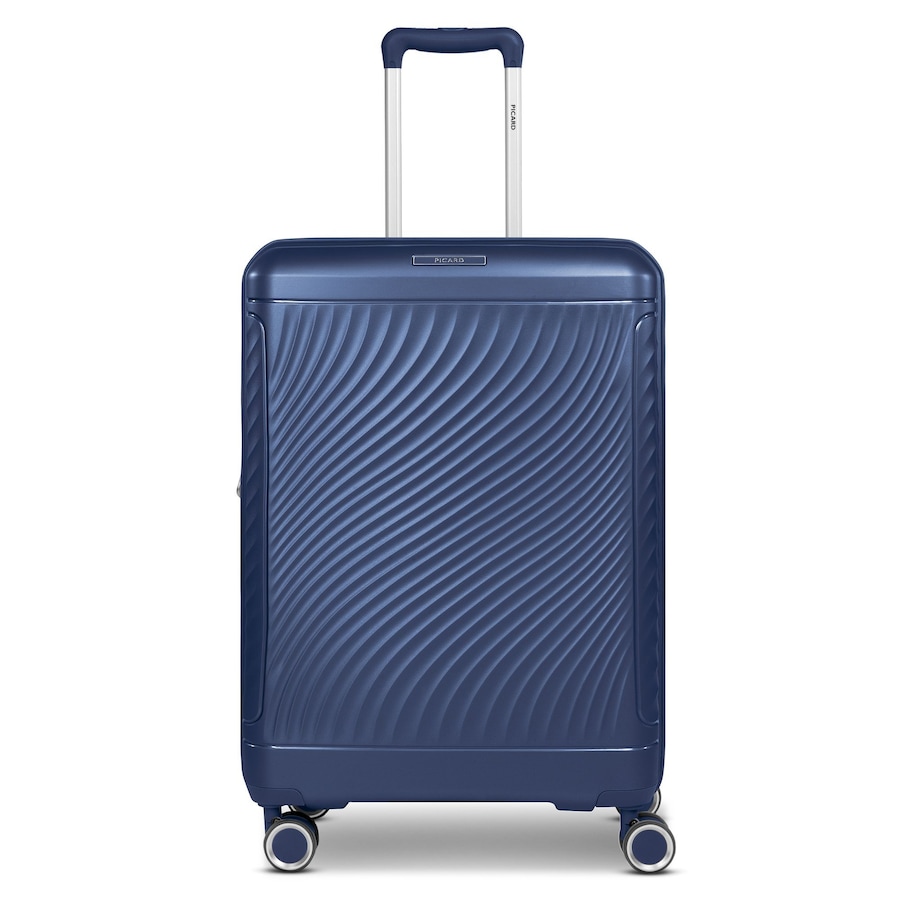 Picard Vienna 4 Rollen Trolley M 65 cm mit Dehnfalte navy blue Violett Herren