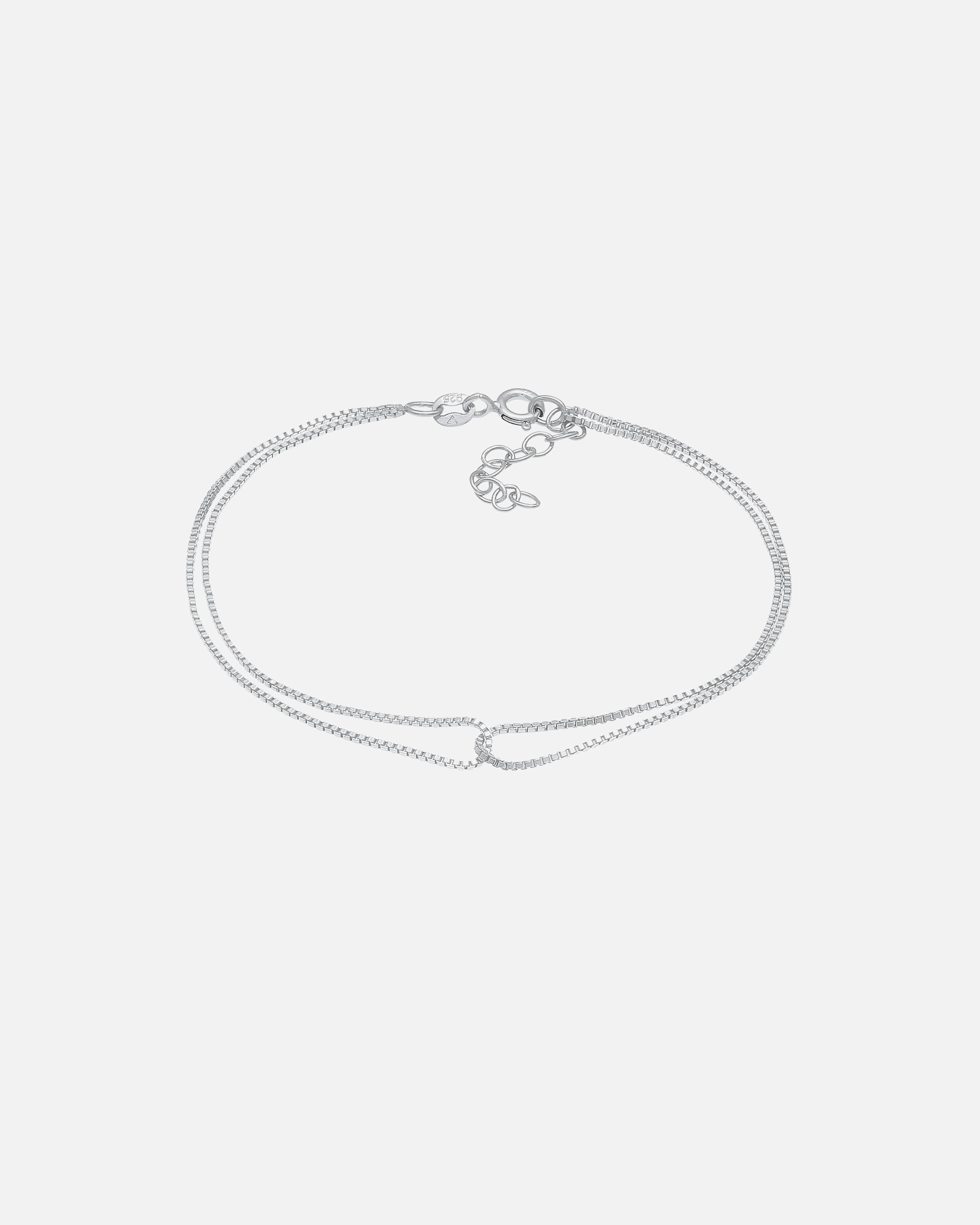 Armband für Weiblich Elli Infinity Verschlungen Venezianer Basic 925 Silber silberfarben