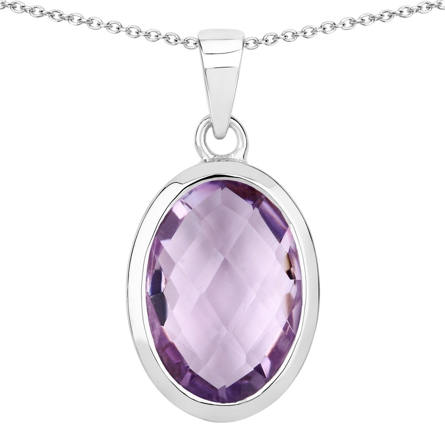 Rafaela Donata Kette Sterling Silber Amethyst in Purple Damen