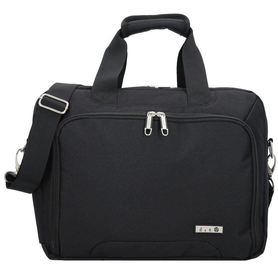 d & n Bags More Aktentasche 39 cm Laptopfach schwarz Herren