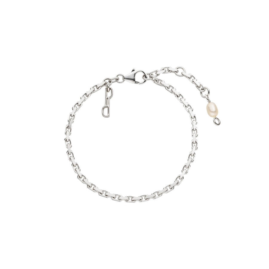 Purelei Gleam Armband 100% Sterling Silber 16 - 20 cm Grau Damen