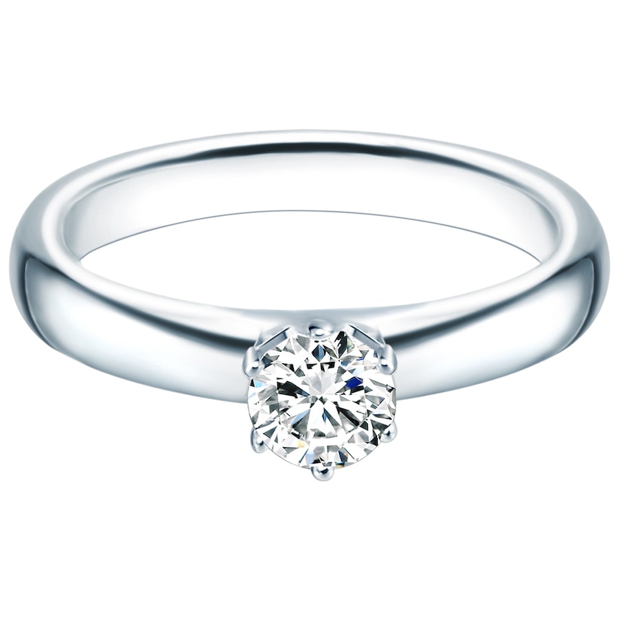 Trilani Ring aus Sterling Silber in silber mit Zirkonia 47 Damen