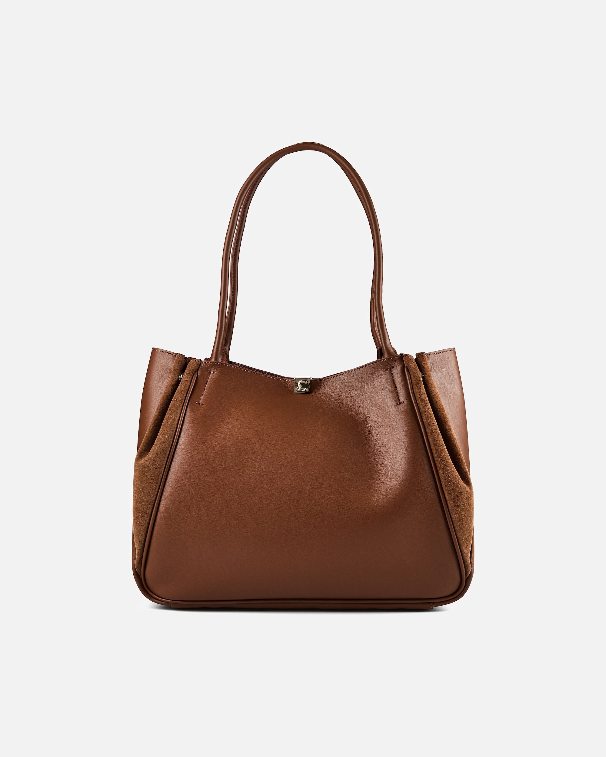 Tasche für Weiblich Coccinelle Pansy Schultertasche cognac-cognac