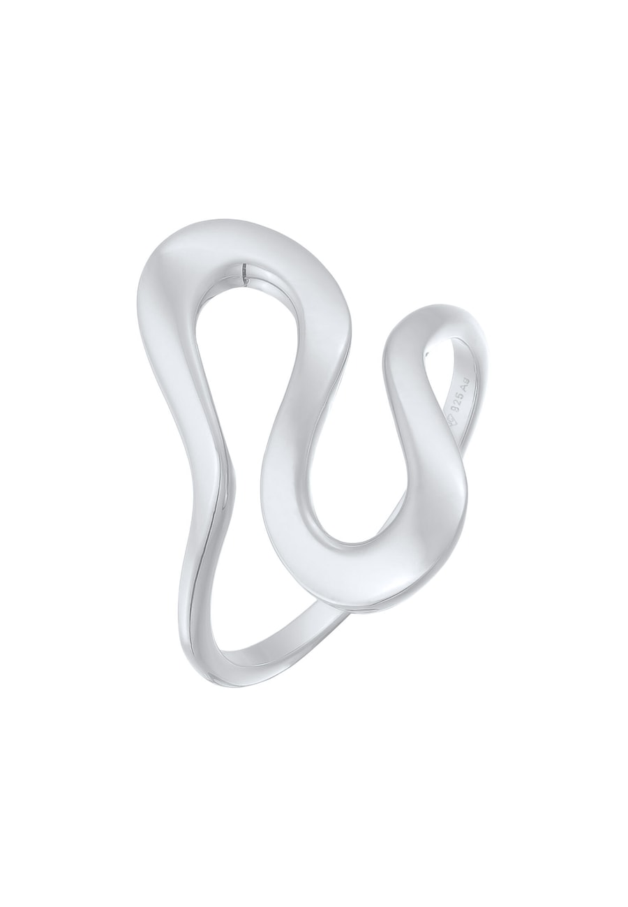 Elli Welle Modisch 925 Silber 58 Damen