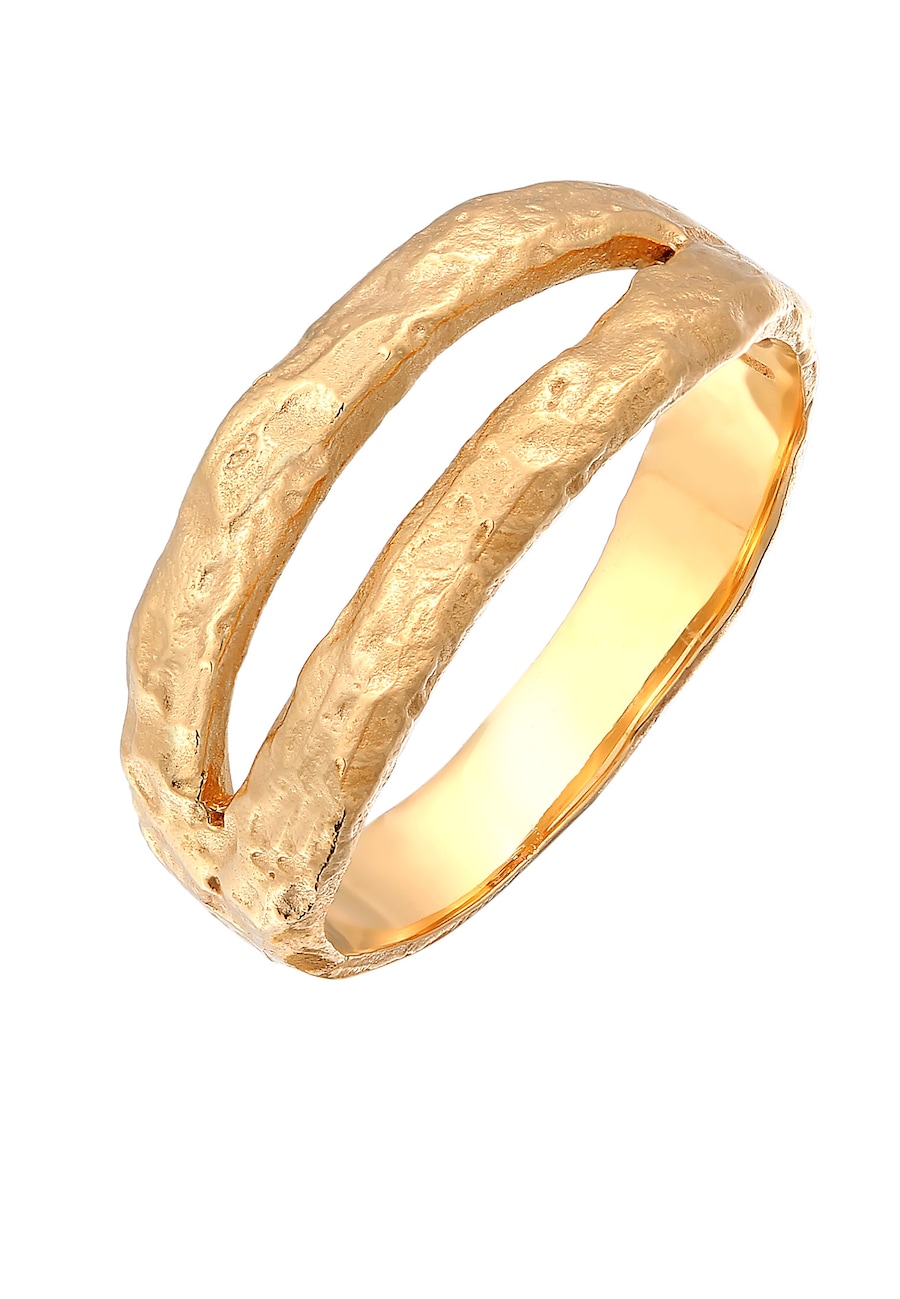 Haze & Glory Bandring - Twin Oxid Finish 925 Silber 66 Herren
