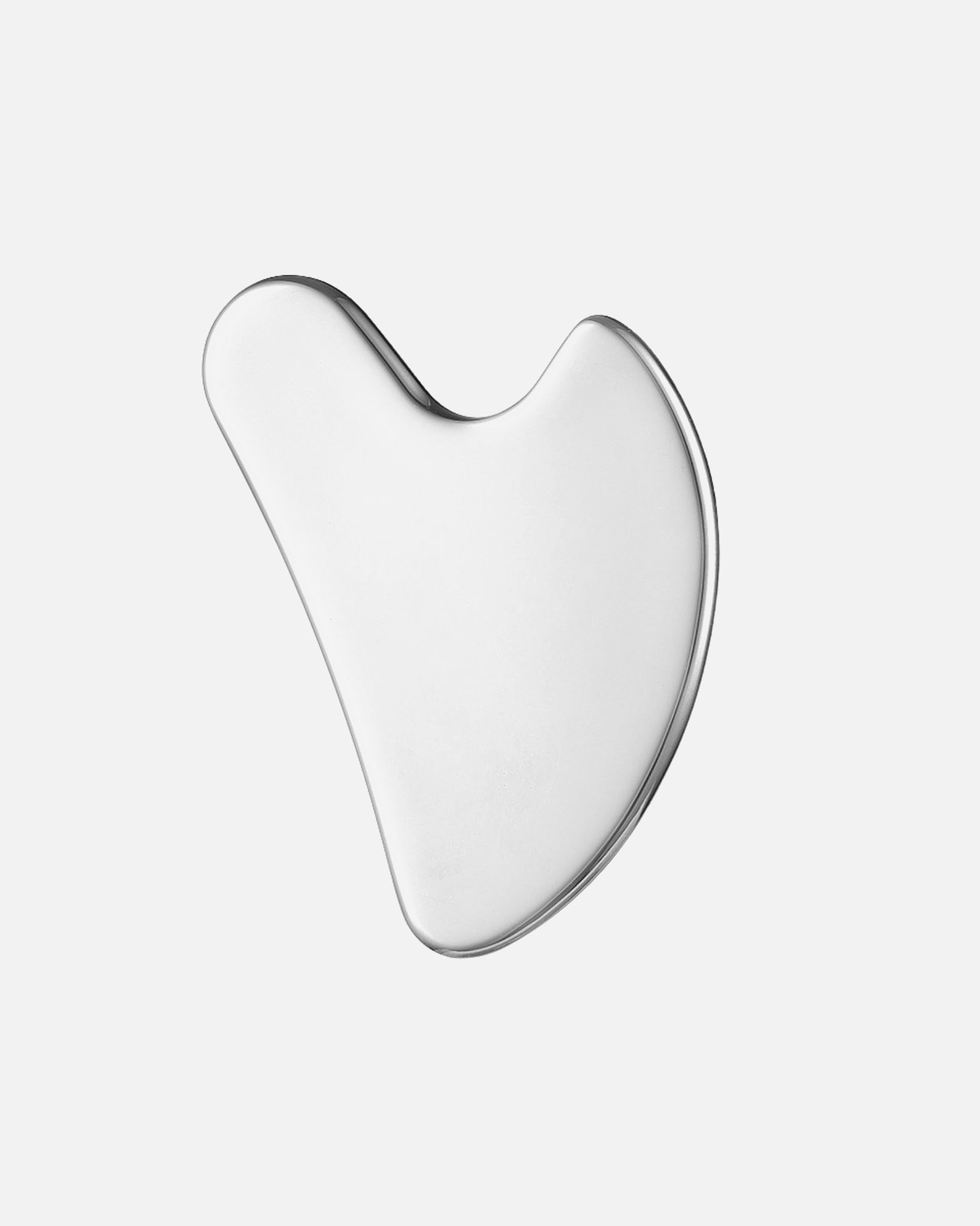 Gesichtsmassagegerät für Unisex UNIQ Stainless Steel Gua Sha Silber