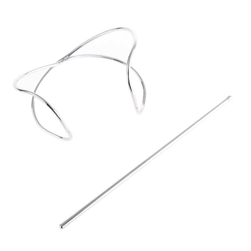 SOHO X-förmige Haarmanschette Silber