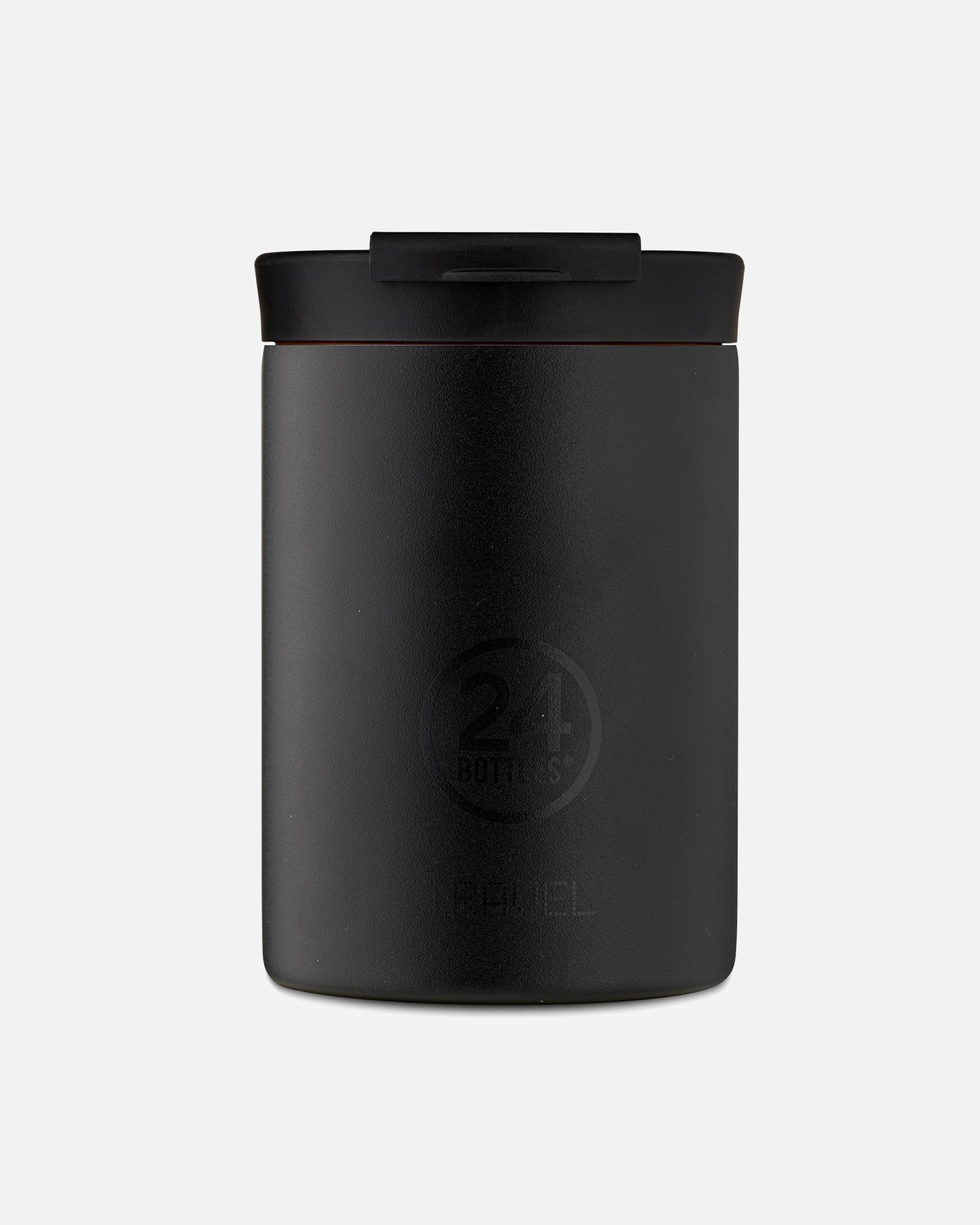 Trinkflasche für Männlich 24Bottles Travel Trinkbecher 350 ml stone tuxedo black