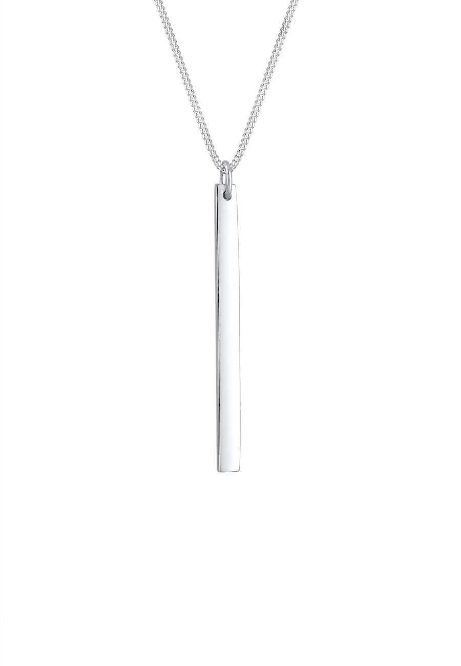 Elli Panzerkette Geo Symbol Stab Layer Cool 925 Silber 55 Damen